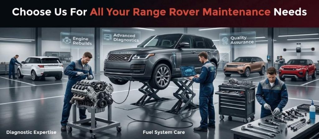 Choose Us For All Your Range Rover Maintenance Needs: