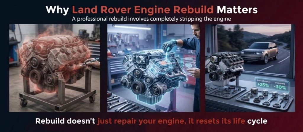 Reducing Waste with Engine Rebuilding