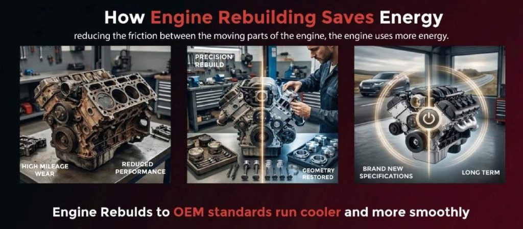 How Engine Rebuilding Saves Energy