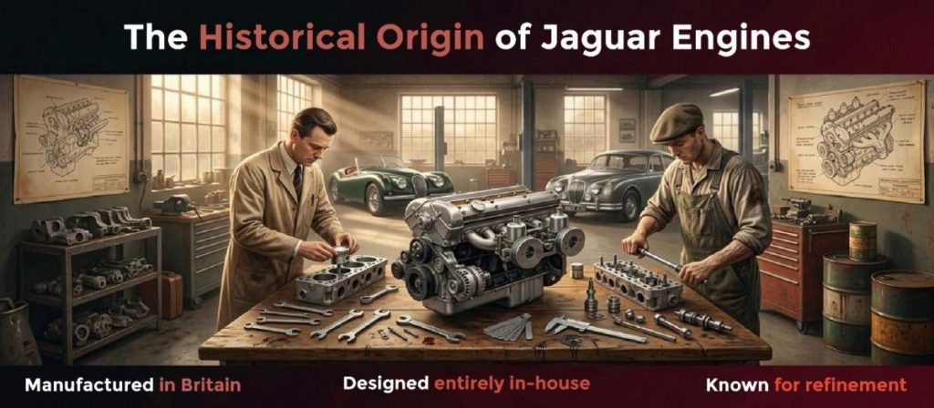The Historical Origin of Jaguar Engines: