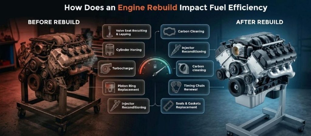 How Does an Engine Rebuild Impact Fuel Efficiency?