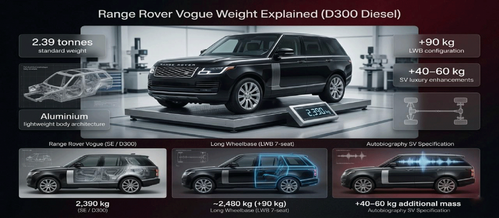 Range Rover Vogue Weight:
