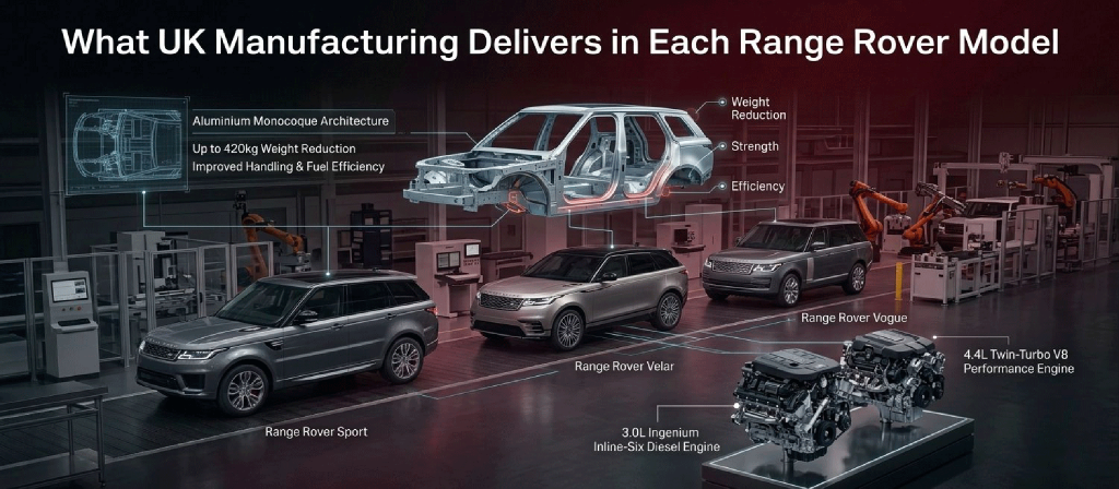 What UK Manufacturing Delivers in Each Range Rover Model: