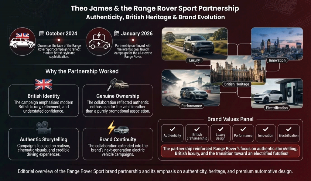 Theo James and the Range Rover Sport Partnership: