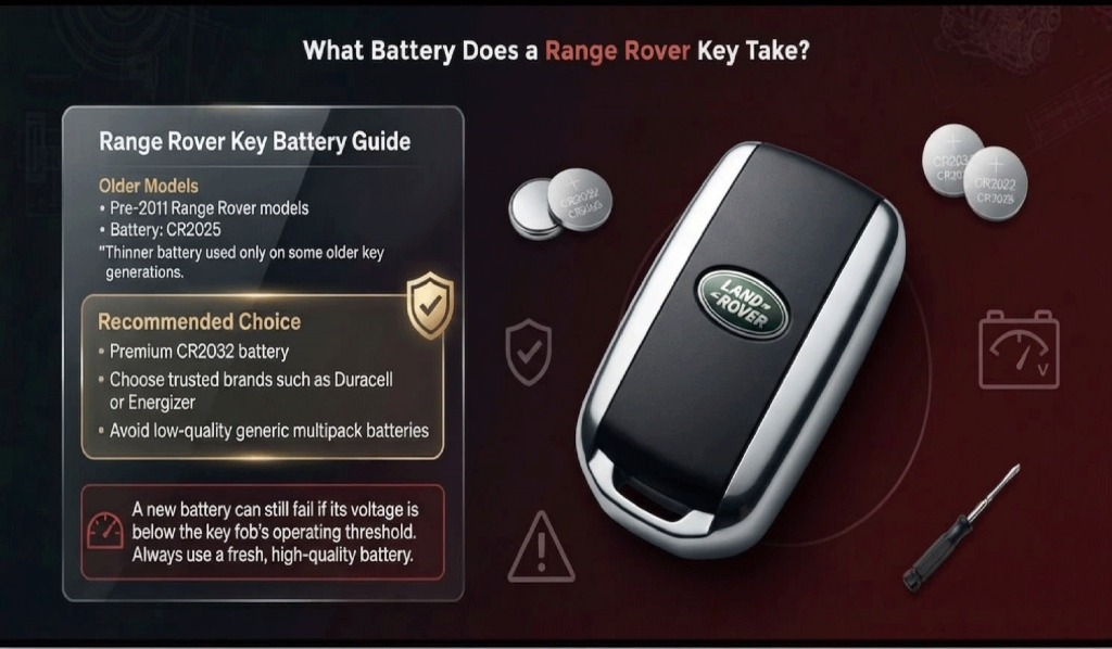 What Battery Does a Range Rover Key Take?