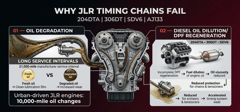 Why Timing Chain Failure Happens In Each JLR Engine: