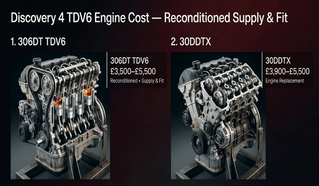 Discovery 4 TDV6 Engine Cost: