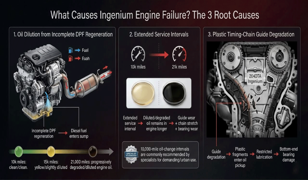 What Causes Ingenium Engine Failure: The 3 Root Causes