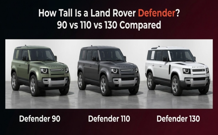 How Tall is a Land Rover Defender 90 vs 110 vs 130 Compared