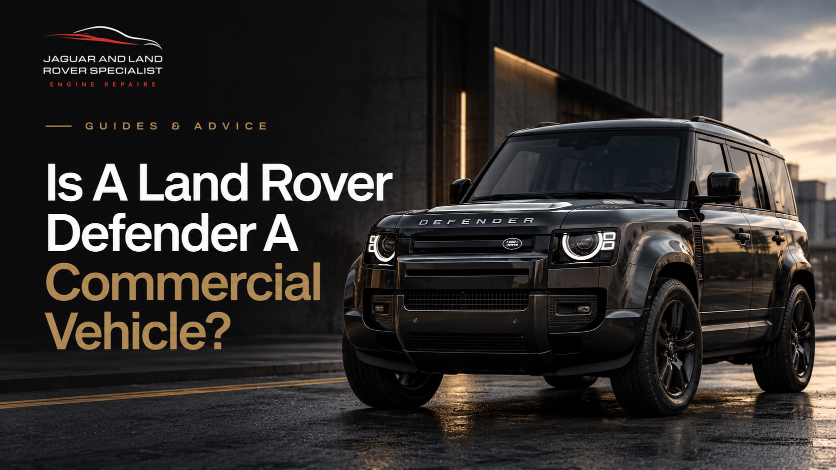 Is A Land Rover Defender A Commercial Vehicle?
