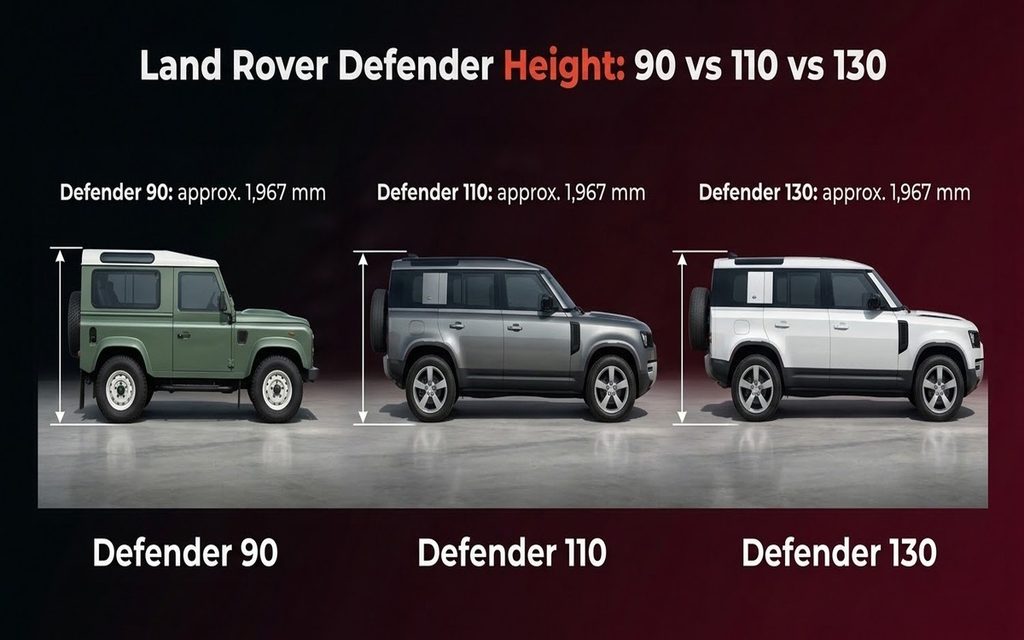 Defender Height By Body Style:
