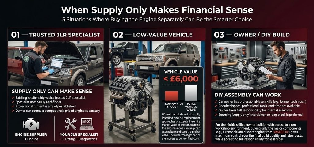 When Supply Only Makes Financial Sense: